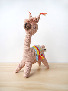 Alpaca Organic Crochet Squeaky Toy