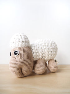 Sheep Organic Crochet Squeaky Toy