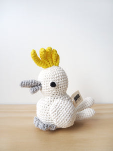 Cockatoo Organic Crochet Squeaky Toy
