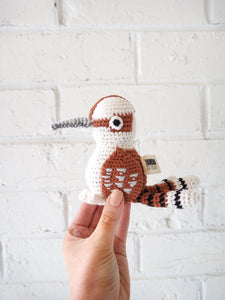 Kookaburra Organic Crochet Squeaky Toy